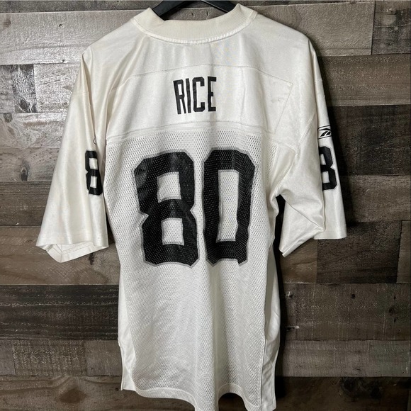 SOLD Reebok Raiders Jerry Rice Jersey Medium - Picture 3 of 4